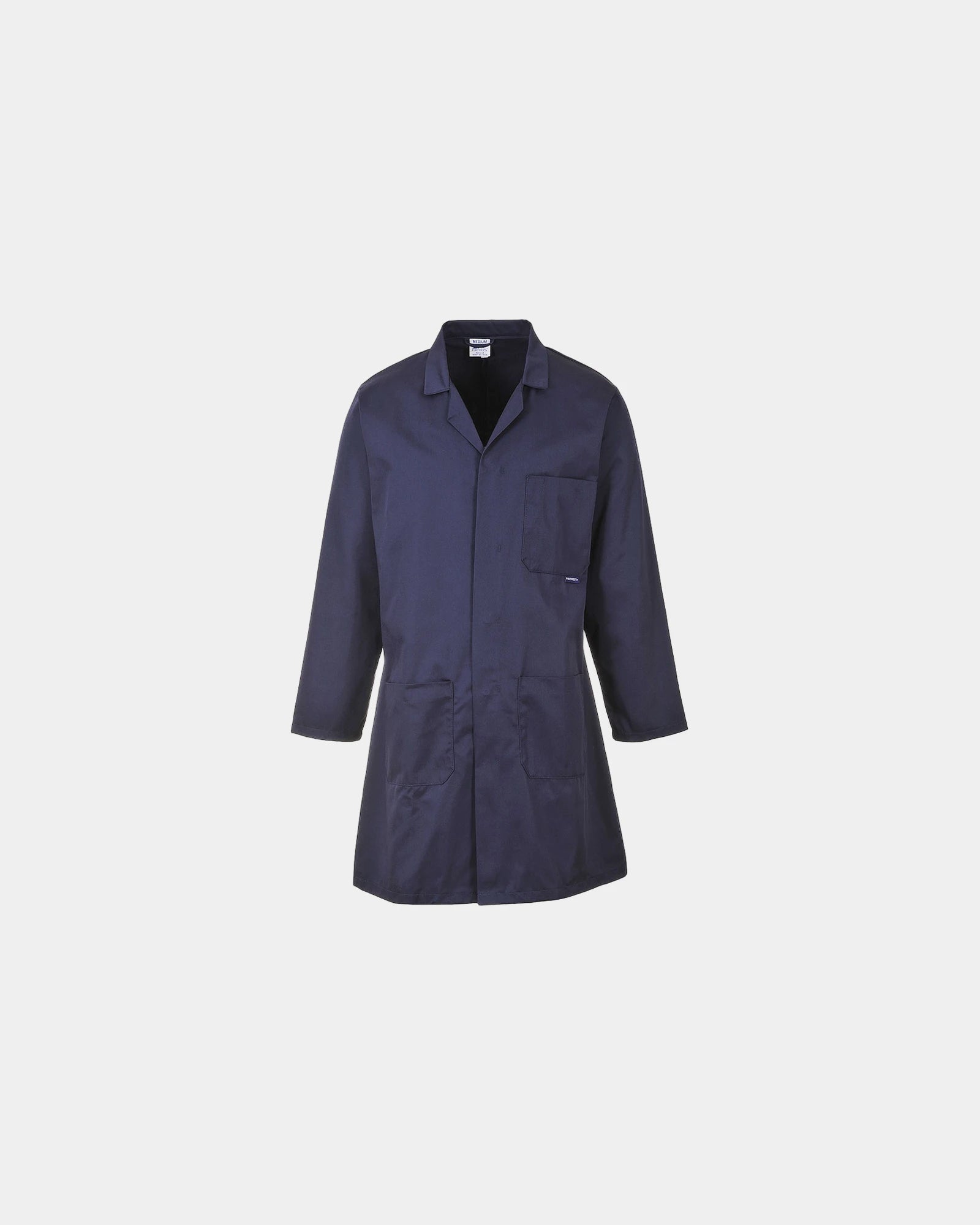 Blouse polycoton 245 g/m² om te personaliseren - Marineblauw